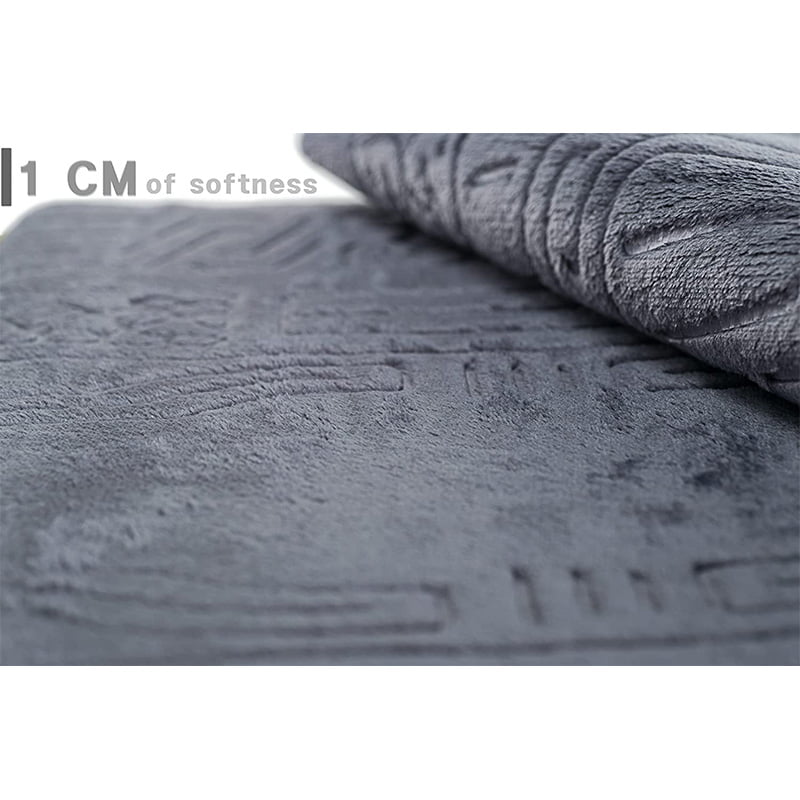 Luxurious Folding Baithak Janamaz with Back Rest - Velvet Prayer Rug
