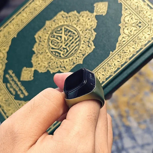 iQibla Zikr1 Smart Ring Tasbih – World’s first smart ring tasbeeh – Bluetooth & Waterproof - THE RUHANI