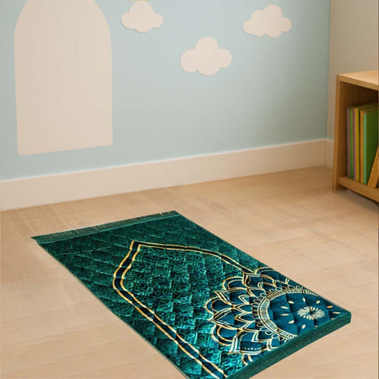 KIDS Flower Design Premium Foam Prayer Mat