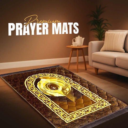 Premium Quality Hajar al-Aswad Foam Prayer Mat for Comfort