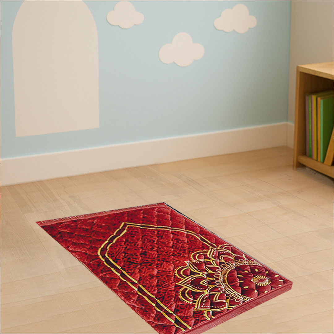 KIDS Flower Design Premium Foam Prayer Mat