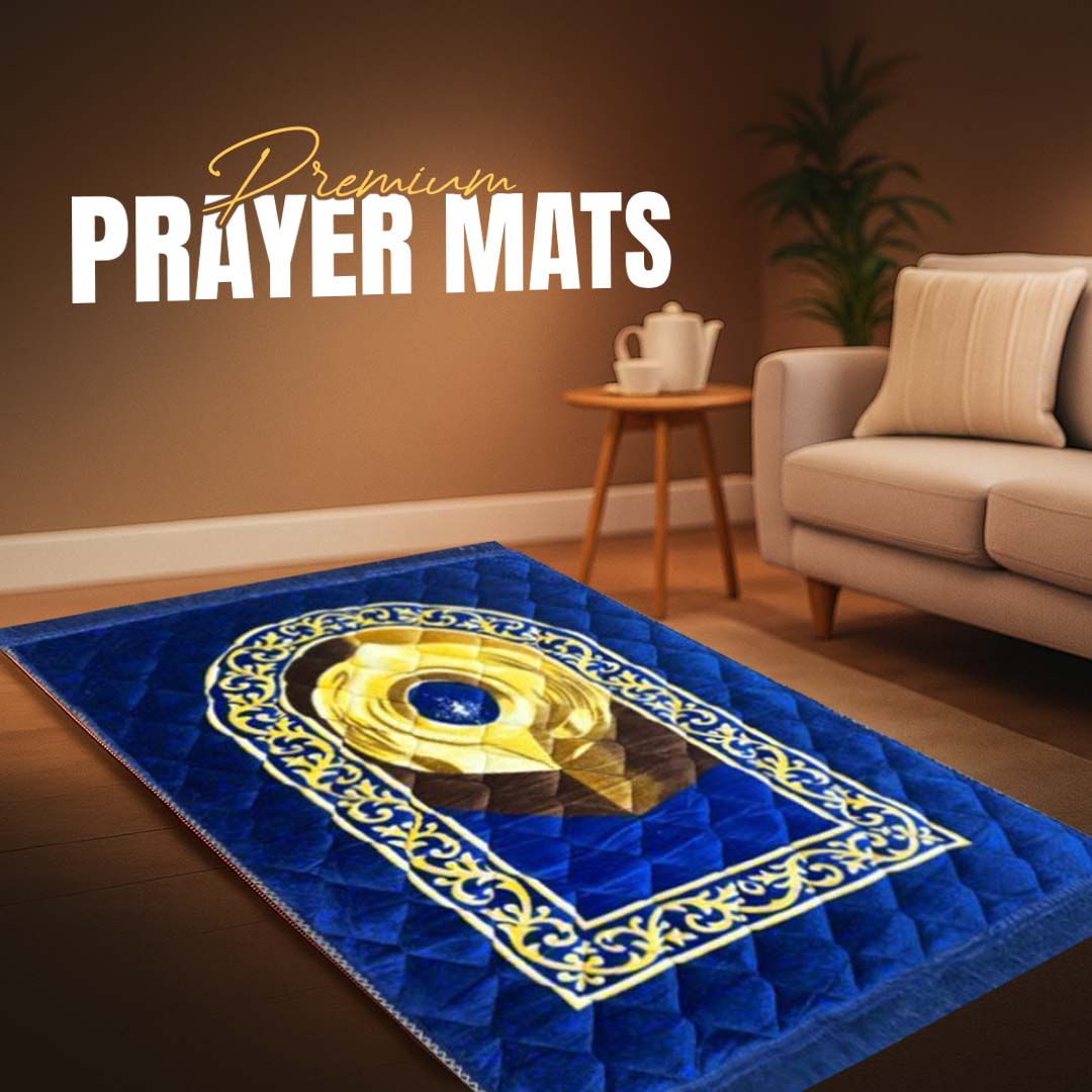 Premium Quality Hajar al-Aswad Foam Prayer Mat for Comfort
