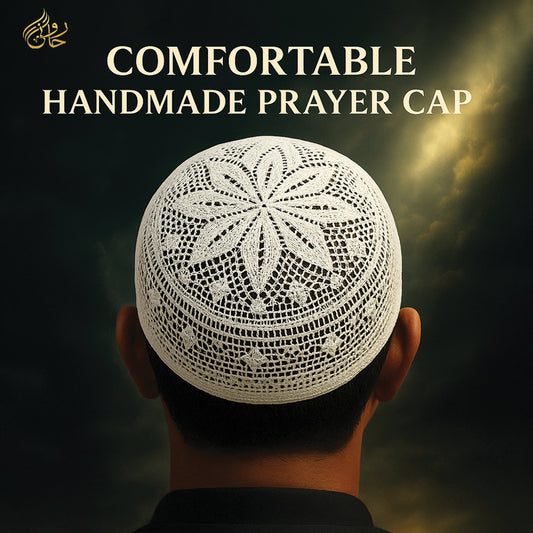 Comfortable Cotton Namaz Topi Prayer Cap - Unique Design