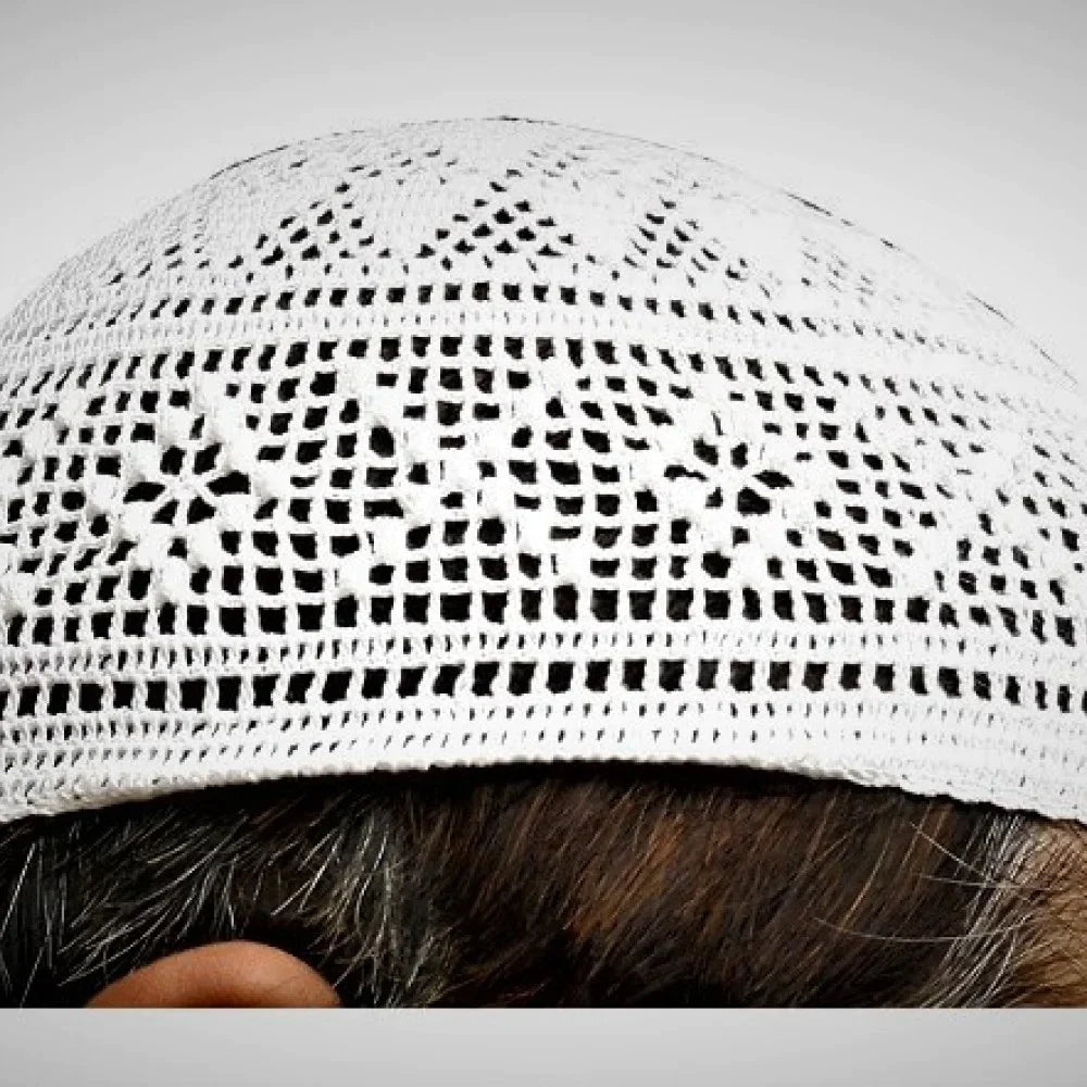Comfortable Handmade Cotton Namaz Topi Prayer Cap - Unique Design