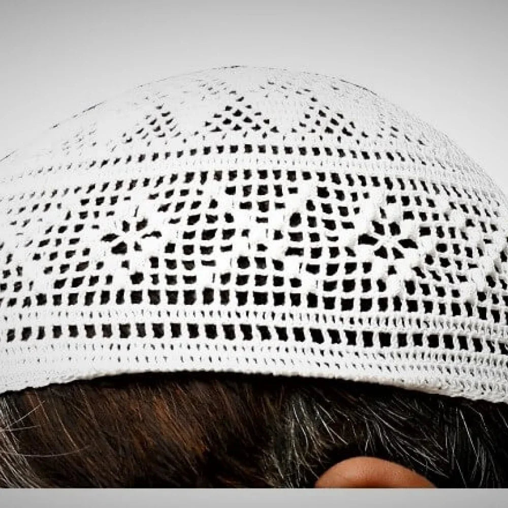 Comfortable Handmade Cotton Namaz Topi Prayer Cap - Unique Design
