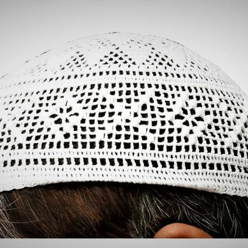 Comfortable Cotton Namaz Topi Prayer Cap - Unique Design - THE RUHANI