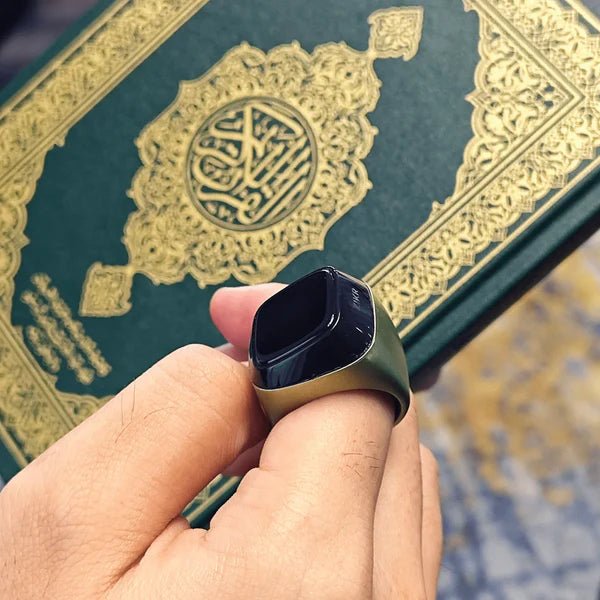 iQibla Zikr1 Smart Ring Tasbih – World’s first smart ring tasbeeh – Bluetooth & Waterproof - THE RUHANI