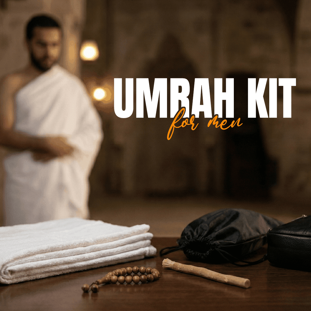 Umrah Kit | Men ( 8 Items ) - THE RUHANI