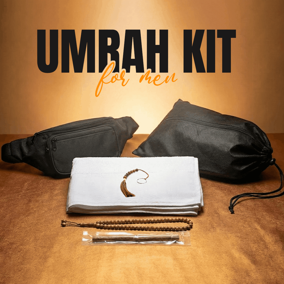 Umrah Kit | Men ( 8 Items ) - THE RUHANI